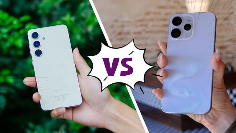 So sánh tổng quan OPPO Reno15 vs Samsung S24