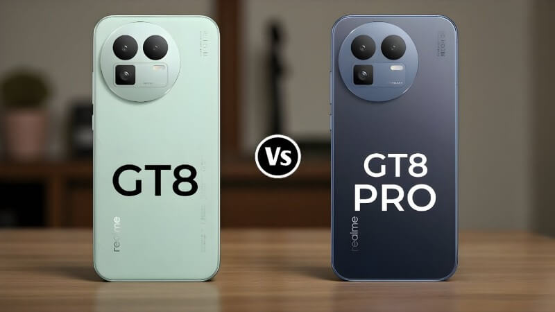 So sánh tổng quan Realme GT8 vs Realme GT8 Pro