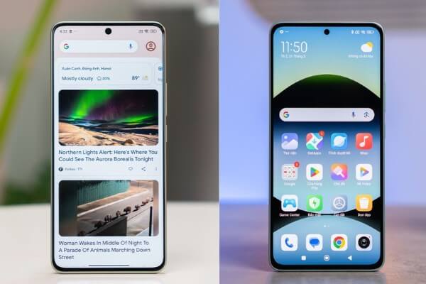 So sánh màn hình Redmi Note 14 và Note 13 Pro