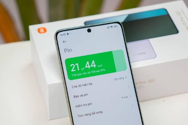 Redmi Note 14 sở hữu viên pin dung lượng 5500mAh