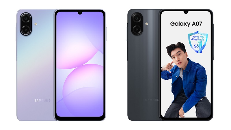 so sánh Samsung Galaxy A07 5G và Galaxy A07 4G