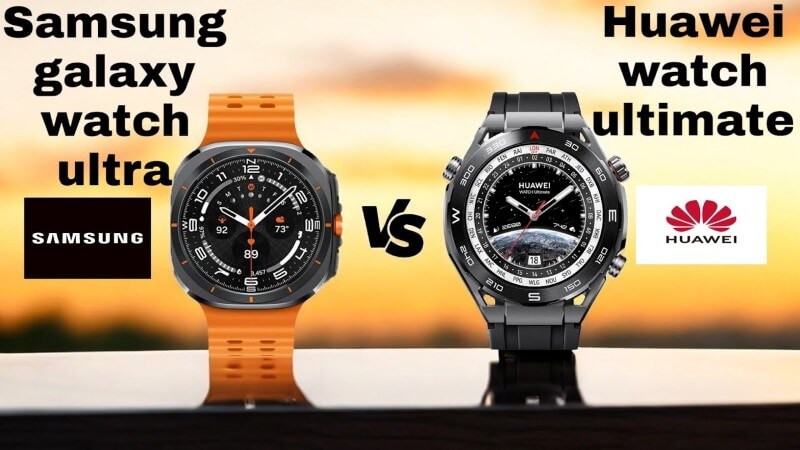 So sánh đồng hồ Samsung Galaxy Watch Ultra LTE vs Huawei Watch Ultimate
