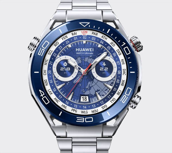 Huawei Watch Ultimate thiết kế khung viền titanium cao cấp