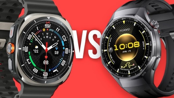 So sánh màn hình Samsung Galaxy Watch Ultra vs Huawei Watch GT6 Pro
