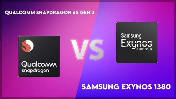 So sánh chip chip Snapdragon 6s Gen 3 và Exynos 1380