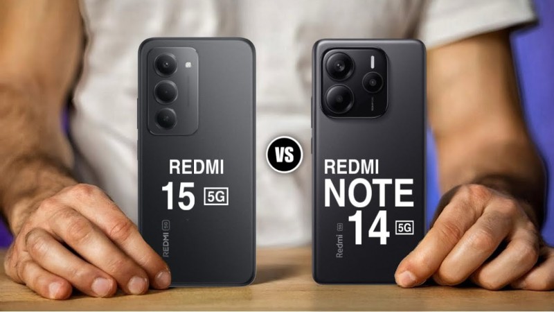 So sánh tổng quan Xiaomi Redmi 15 vs Redmi Note 14