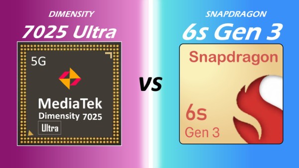 So sánh Snapdragon 6s Gen 3 và Dimensity 7025 Ultra trên 2 thiết bị
