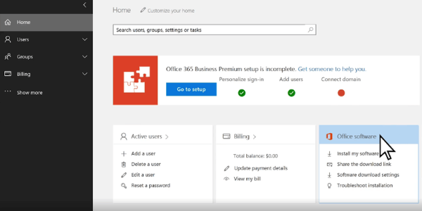 Truy cập trang “Office của tôi” và đăng nhập