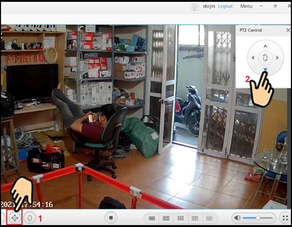 Chọn biểu tượng điều khiển