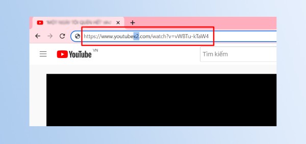 Thêm chữ X2 ngay sau “youtube”