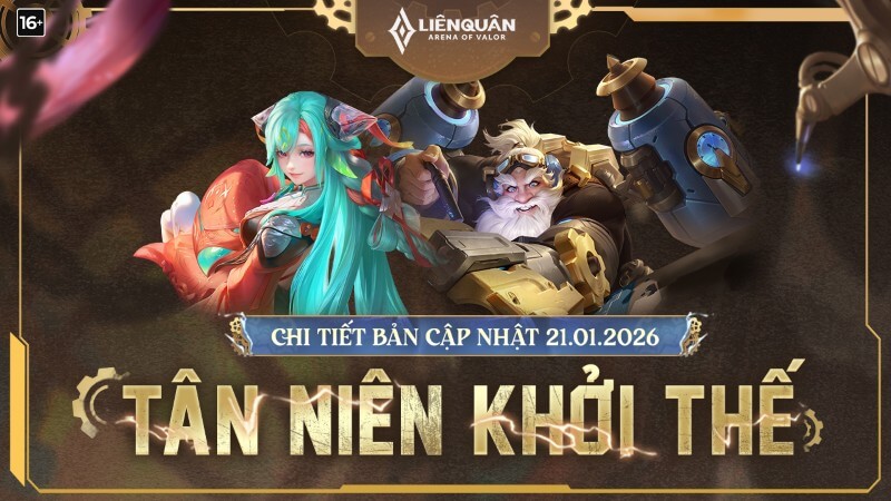 Phiên bản Tân Niên Khởi Thế cập nhật vào ngày 21/1/2026