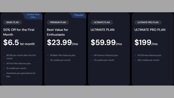 Chi tiết bảng giá dịch vụ Veo 3