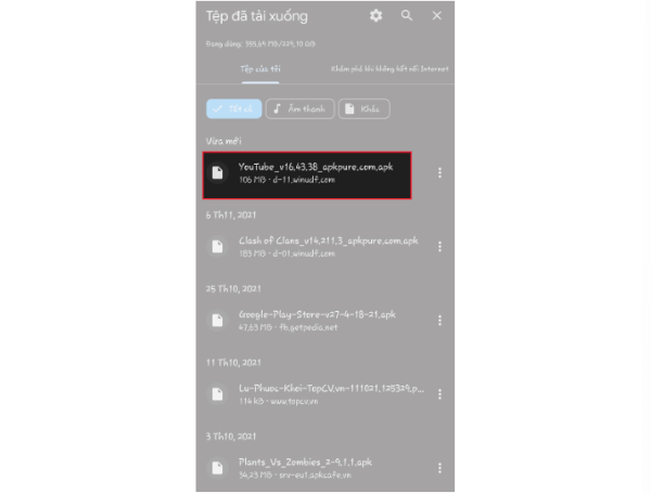 Tải YouTube APK từ nguồn đáng tin cậy