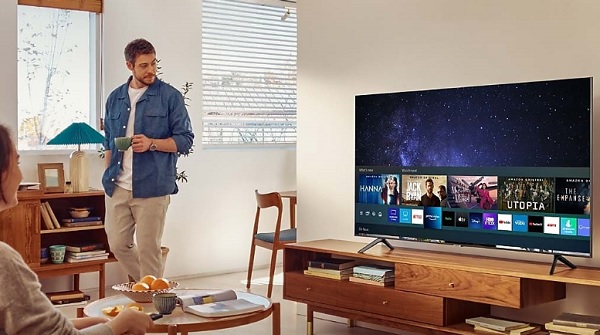 Tivi 50 inch Samsung có kích thước phù hợp với không gian phòng từ 15–25m²