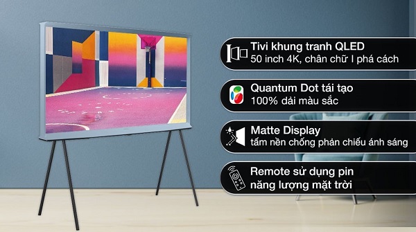 Smart Tivi QLED The Serif Samsung 4K 50 inch QA50LS01BB
