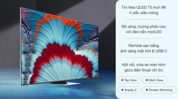 Smart Tivi Samsung Neo QLED 8K 75 inch QA75QN800A