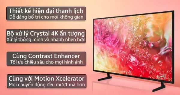 Smart Tivi Samsung 4K Crystal UHD 75 inch UA75TU7000