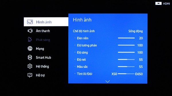 Tùy chỉnh phần cài đặt hình ảnh ở mức phù hợp