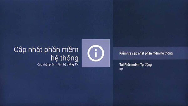 Kiểm tra cập nhật phần mềm hệ thống