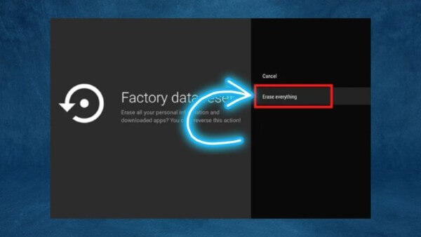 Xác nhận bằng nút nguồn và chờ hệ thống xử lý