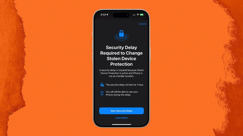 Trì hoãn bảo mật iPhone là cơ chế bảo vệ thuộc tính năng Bảo vệ thiết bị khi bị đánh cắp 