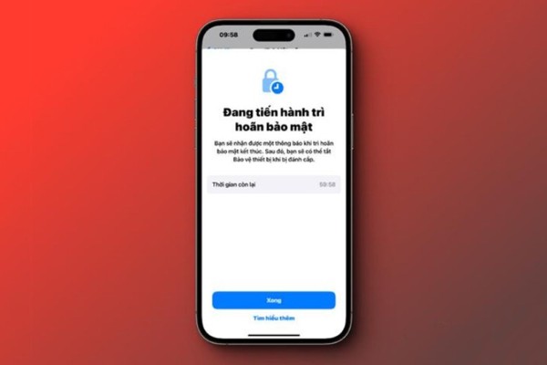 Một số thao tác bị ảnh hưởng khi bật tính năng trì hoãn bảo mật