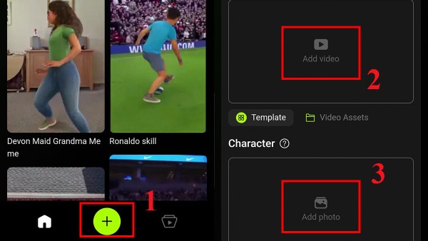 Nhấn “Add video” để chọn hiệu ứng chuyển động
