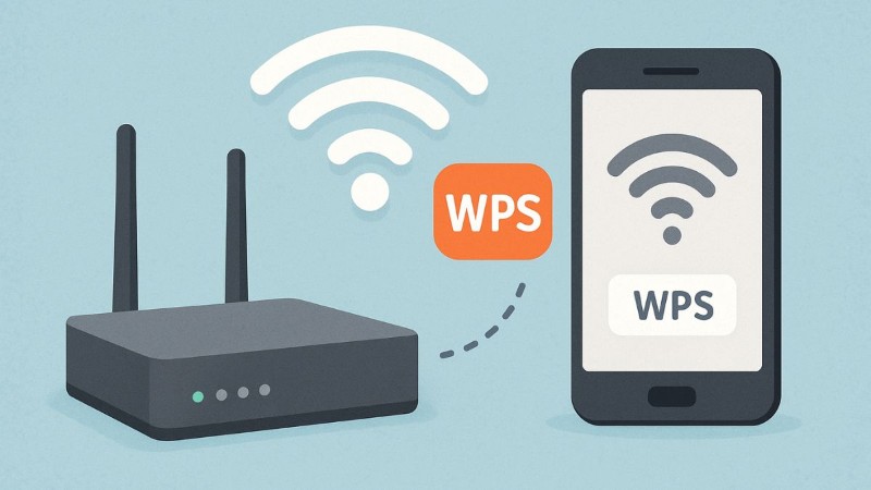 WPS (Wi-Fi Protected Setup) là cơ chế thiết lập WiFi được bảo vệ