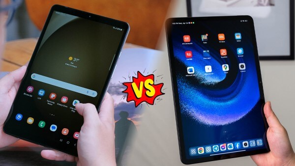 So sánh thiết kế của Xiaomi Pad vs Galaxy Tab