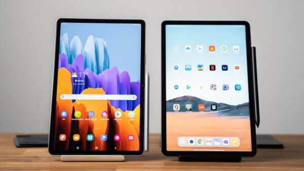 So sánh màn hình Xiaomi Pad và Galaxy Tab