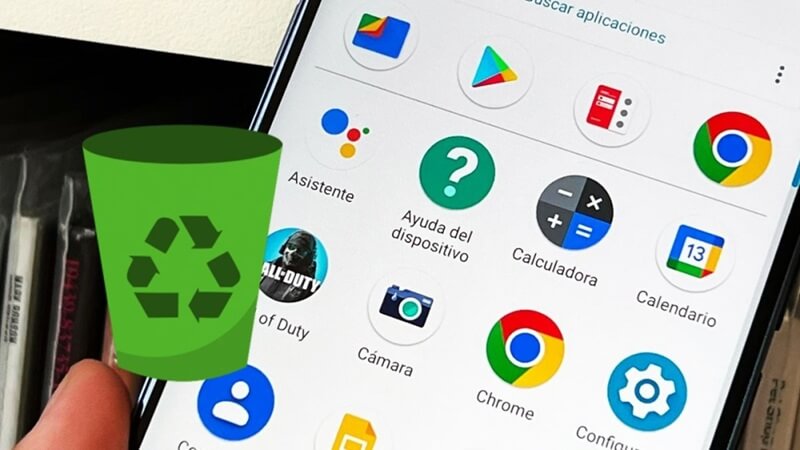 xóa thùng rác điện thoại samsung