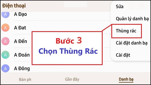 Chọn Thùng rác