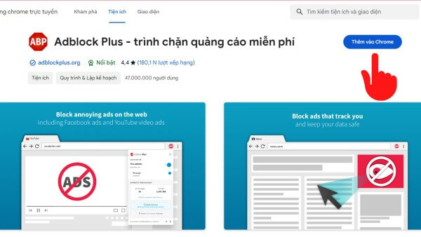 Nhấn “Thêm vào Chrome”