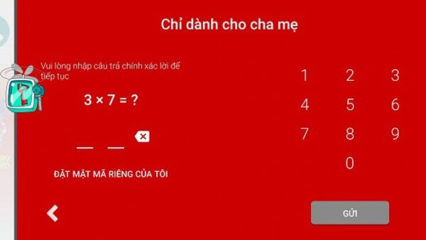 Xác minh và chọn Gửi