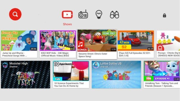 Bắt đầu trải nghiệm xem video trên YouTube Kids