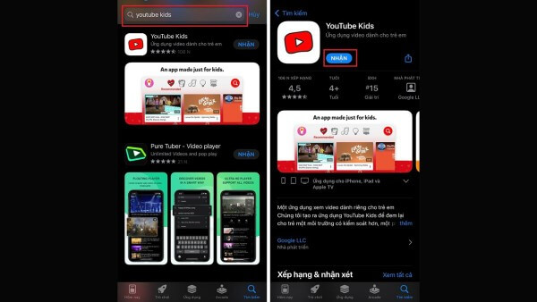 Nhấn Nhận để cài đặt ứng dụng