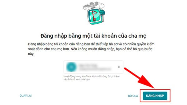 Đăng nhập bằng tài khoản Google