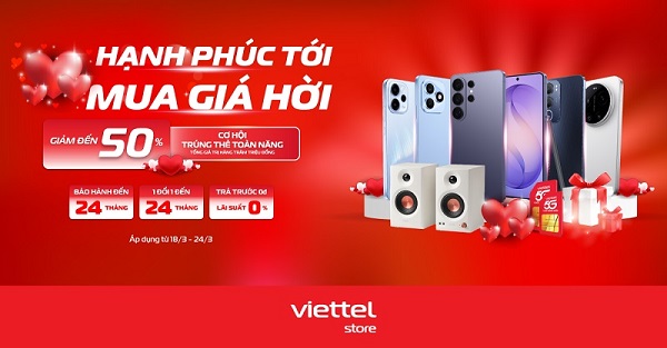 Hạnh phúc tới - Mua giá hời, giảm tới 50%