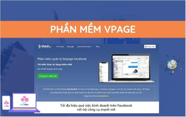 App phát livestream Vpage 