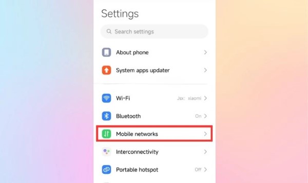 Chọn Mạng di động