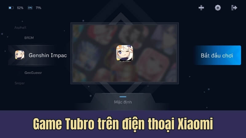 cách bật game turbo trên xiaomi