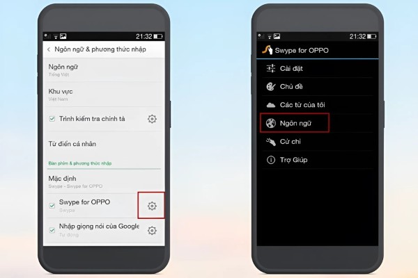 Chọn Swype for OPPO