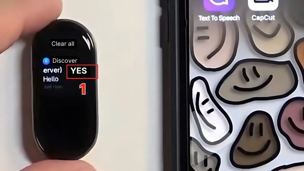 Chọn Yes khi hệ thống yêu cầu xác nhận và bật Bluetooth