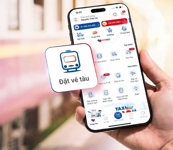 Đặt vé tàu online với đa dạng hình thức thanh toán linh hoạt