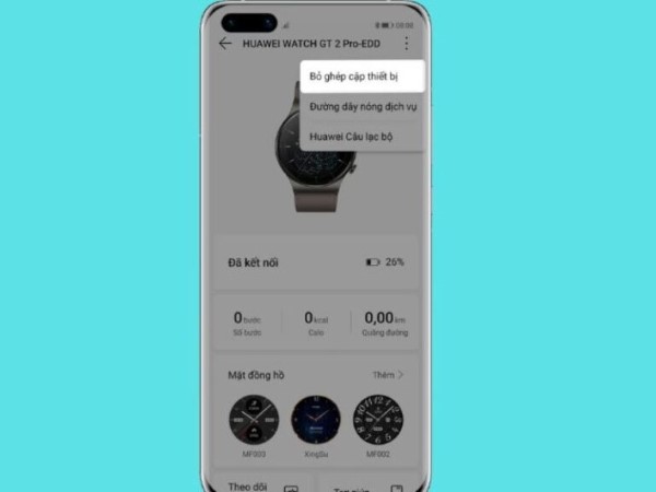 Các bước kết nối đồng hồ Huawei với thiết bị mới