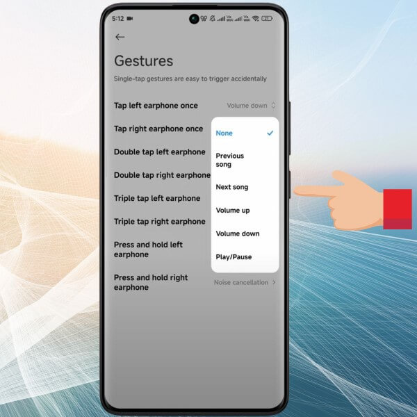 Tai nghe Xiaomi hỗ trợ thao tác cảm ứng trên thân tai nghe