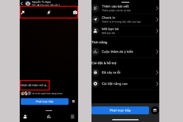 Nhập tiêu đề cho buổi livestream