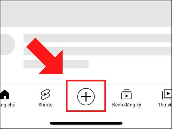 Nhấn biểu tượng dấu (+)