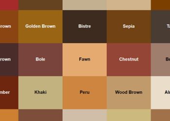 Tổng hợp công thức và cách pha màu nâu chuẩn nhất, dễ thực hiện