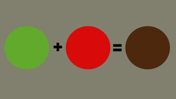 Cách pha màu nâu bằng màu đỏ và xanh lá